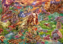 PQ Puzzle 2000 el. Smoczy skarb