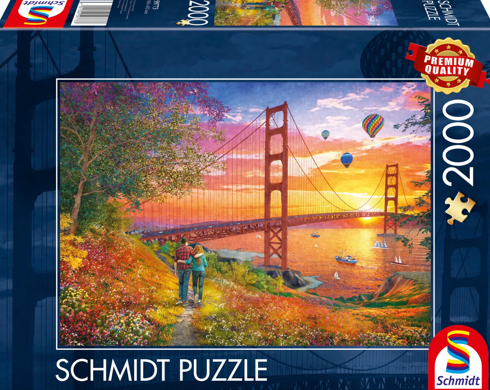 PQ Puzzle 2000 el. Spacer w pobliżu mostu Golden Gate / San Francisco