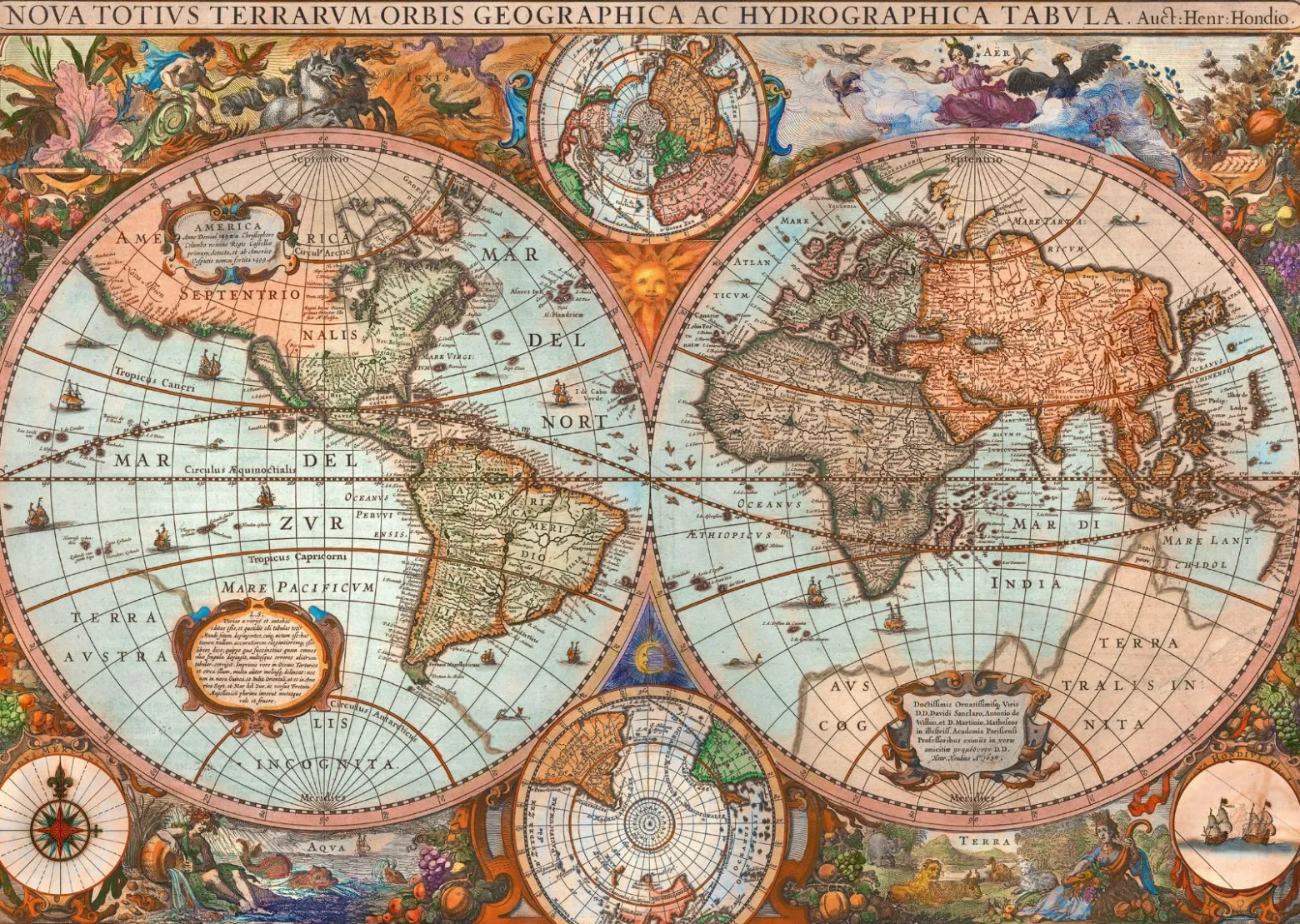 PQ Puzzle 3000 el. Starożytna mapa świata