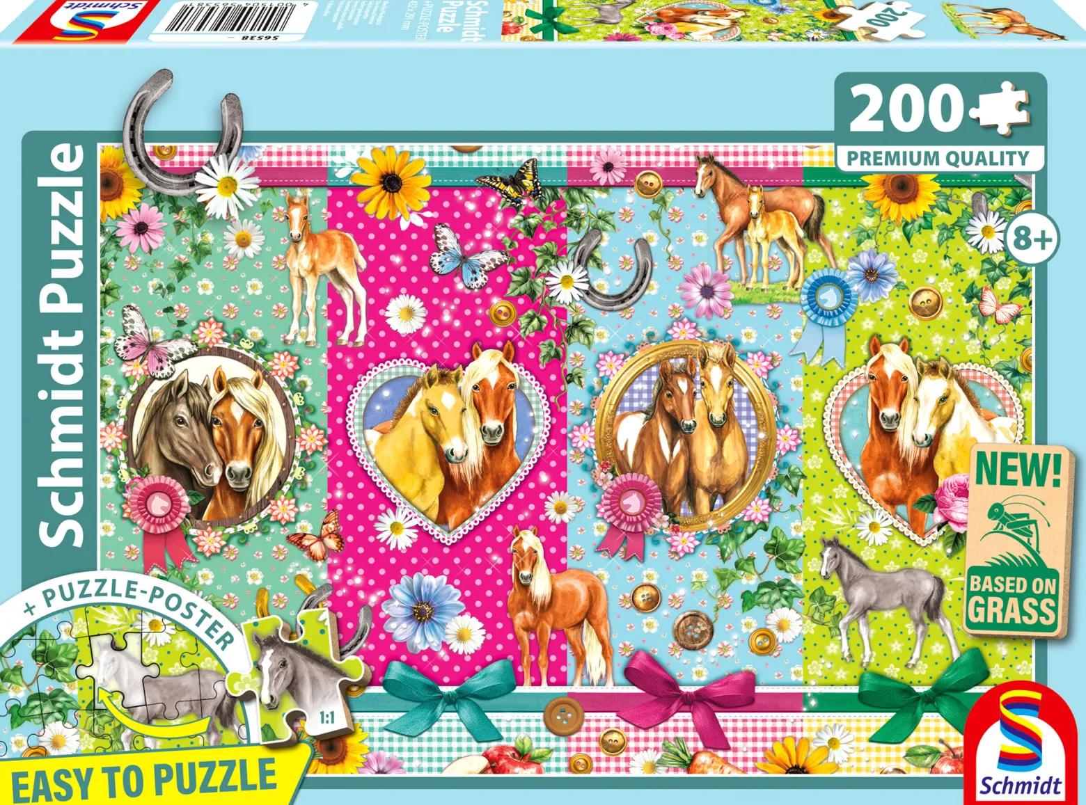 PQ Puzzle 200 el. Szczęśliwe konie