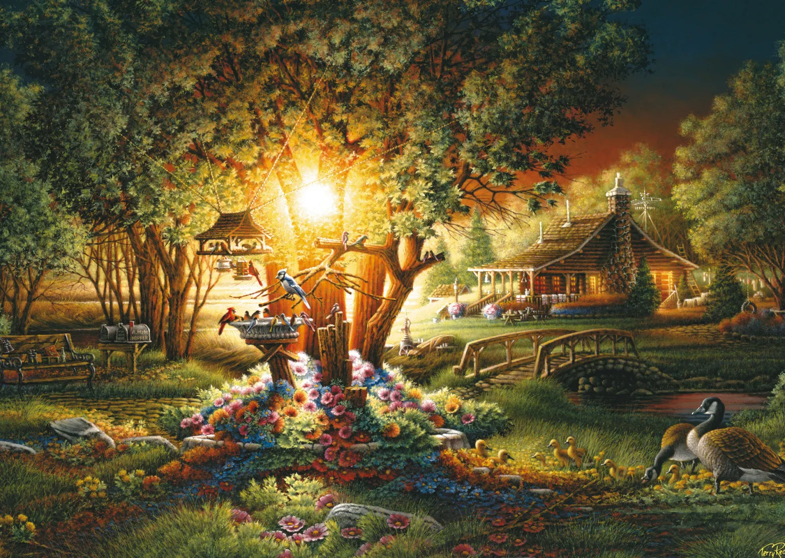 PQ Puzzle 1000 el. TERRY REDLIN Wiosenny blask