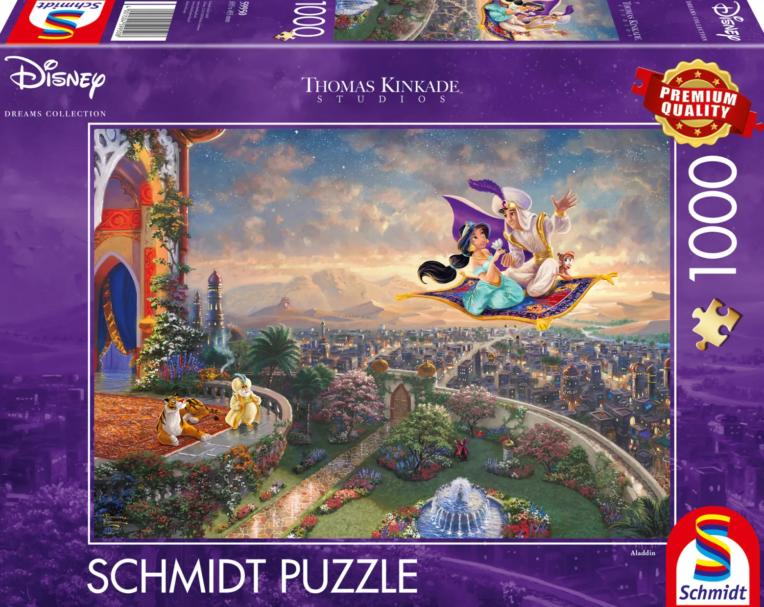 PQ Puzzle 1000 el. THOMAS KINKADE Aladyn (Disney)