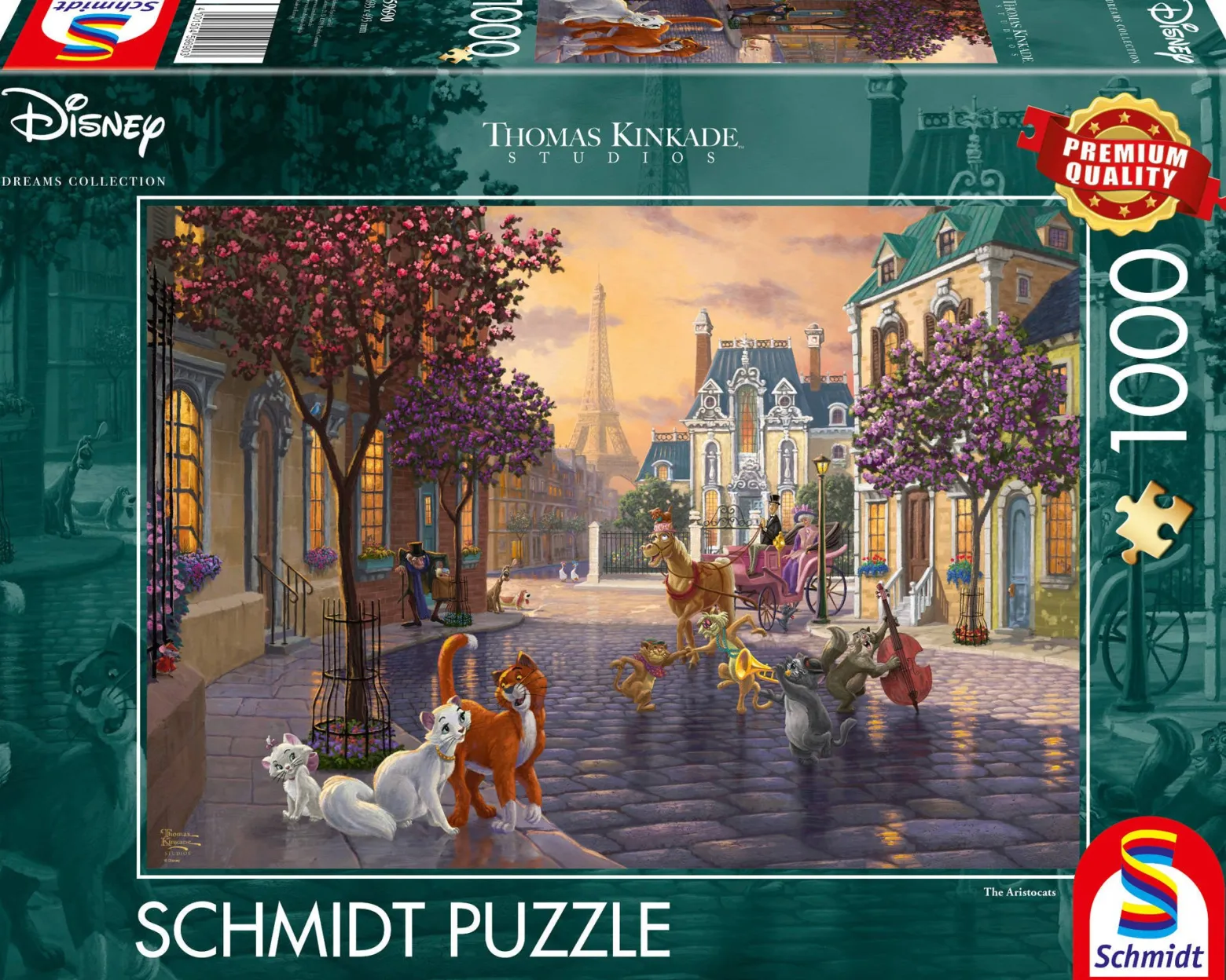 PQ Puzzle 1000 el. THOMAS KINKADE Aryskotraci (Disney)