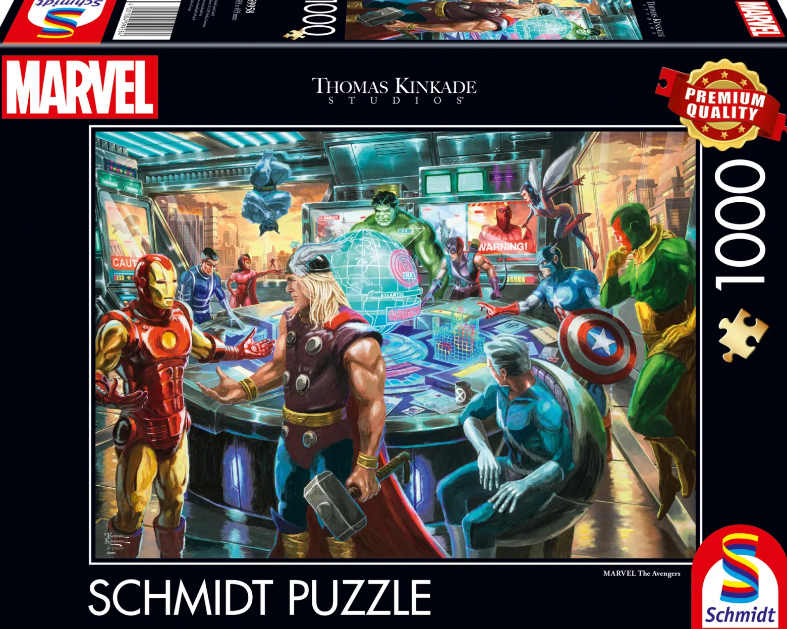 PQ Puzzle 1000 el. THOMAS KINKADE Avengers (Marvel)