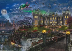 PQ Puzzle 1000 el. THOMAS KINKADE Batman: Rezydencja Bruce'a Wayne'a (DC)