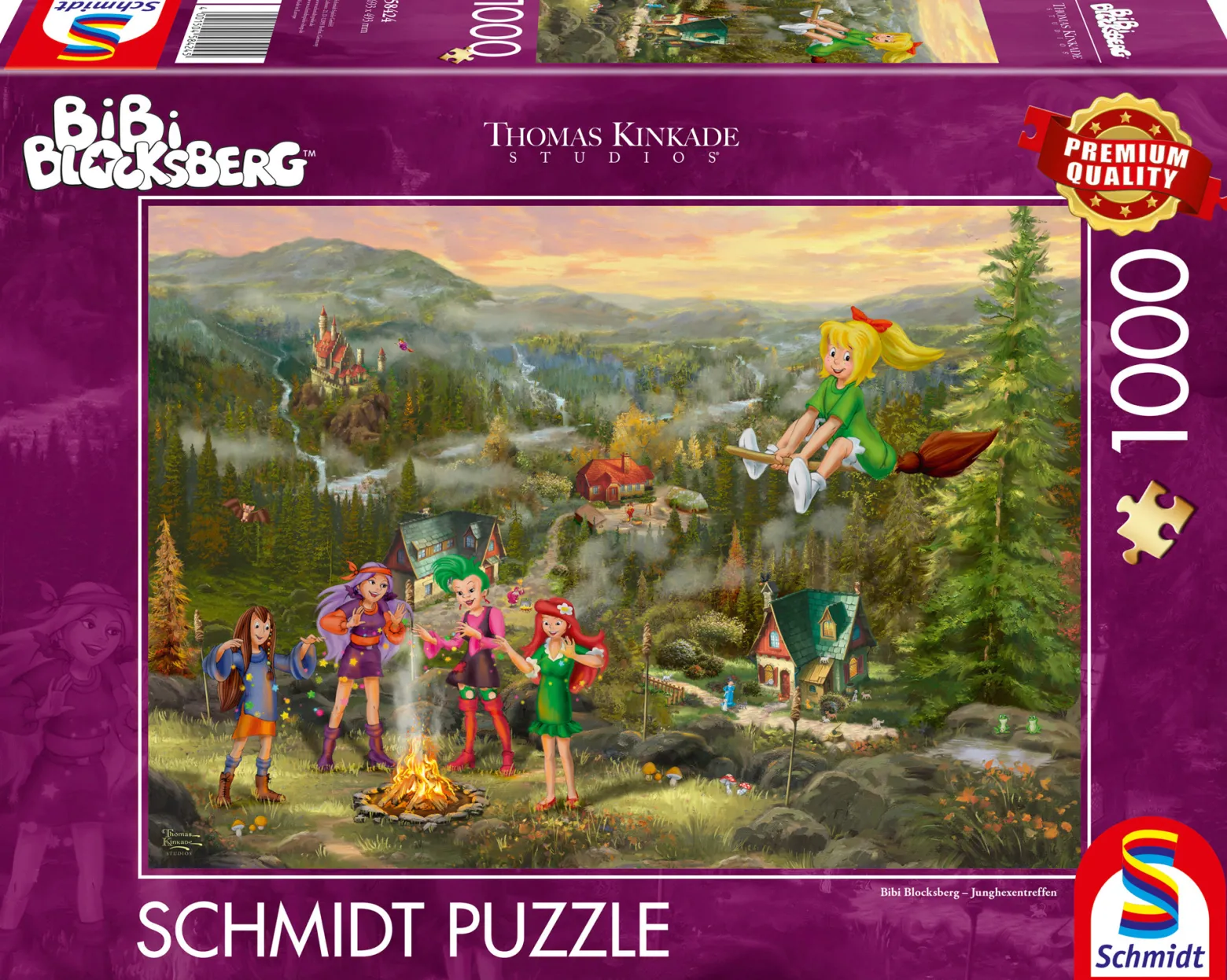 PQ Puzzle 1000 el. THOMAS KINKADE Bibi Blocksberg