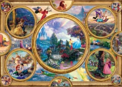 PQ Puzzle 2000 el. THOMAS KINKADE Bohaterowie bajek Disneya (Disney)