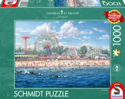PQ Puzzle 1000 el. THOMAS KINKADE Coney Island / Nowy Jork
