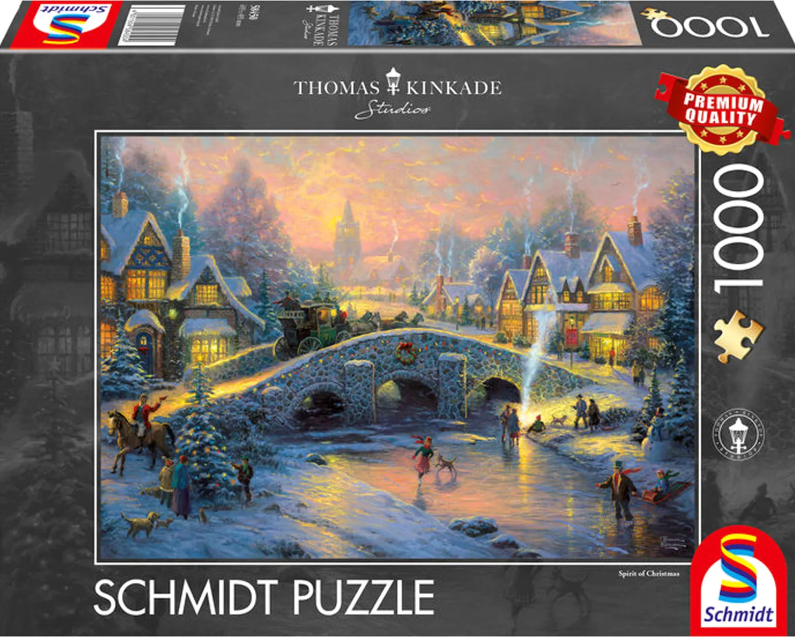 PQ Puzzle 1000 el. THOMAS KINKADE Duch Bożego Narodzenia