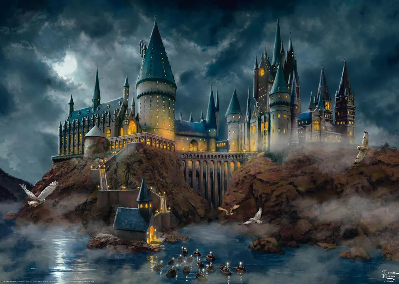 PQ Puzzle 1000 el. THOMAS KINKADE Harry Potter: Hogwart