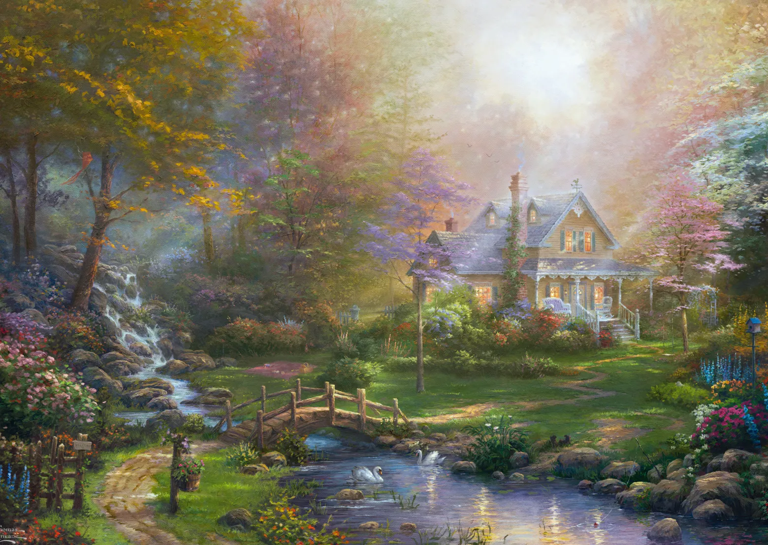 PQ Puzzle 1000 el. THOMAS KINKADE Idealny dzień