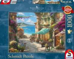 PQ Puzzle 1000 el. THOMAS KINKADE Kawiarenka na Włoskiej Riwierze