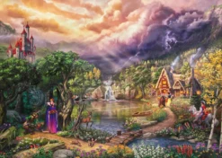PQ Puzzle 1000 el. THOMAS KINKADE Królewna Śnieżka i Zła Królowa (Disney)