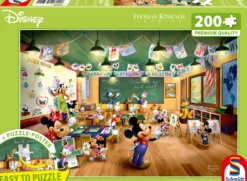 PQ Puzzle 200 el. THOMAS KINKADE Myszka Miki & Minnie w szkole (Disney)