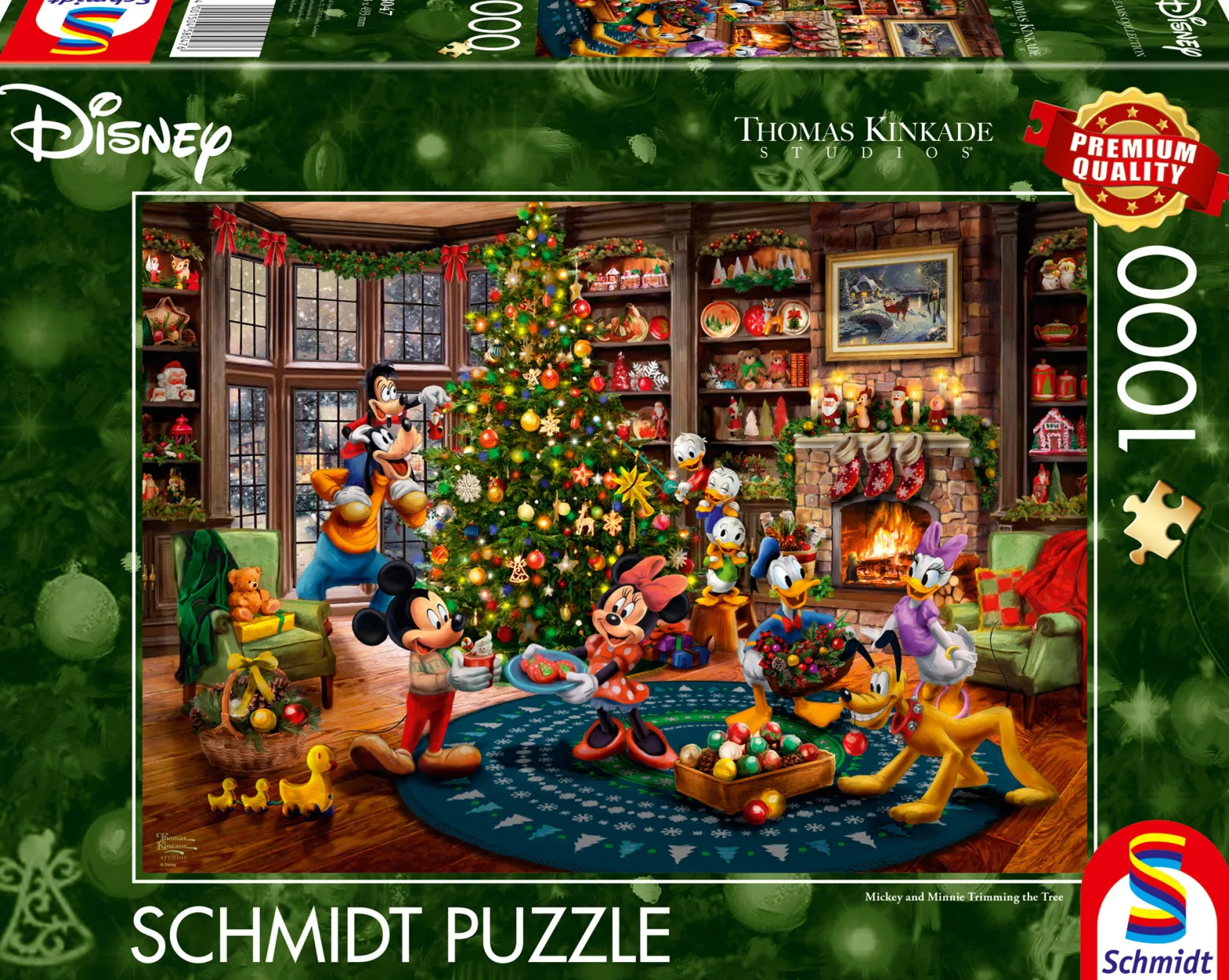PQ Puzzle 1000 el. THOMAS KINKADE Myszka Miki & Minnie Choinka (Disney)