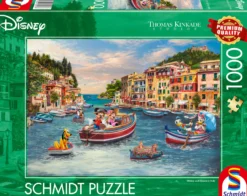 PQ Puzzle 1000 el. THOMAS KINKADE Myszka Miki & Minnie Wakacje we Włoszech (Disney)