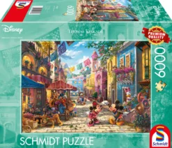 PQ Puzzle 6000 el. THOMAS KINKADE Myszka Miki & Minnie w Meksyku (Disney)