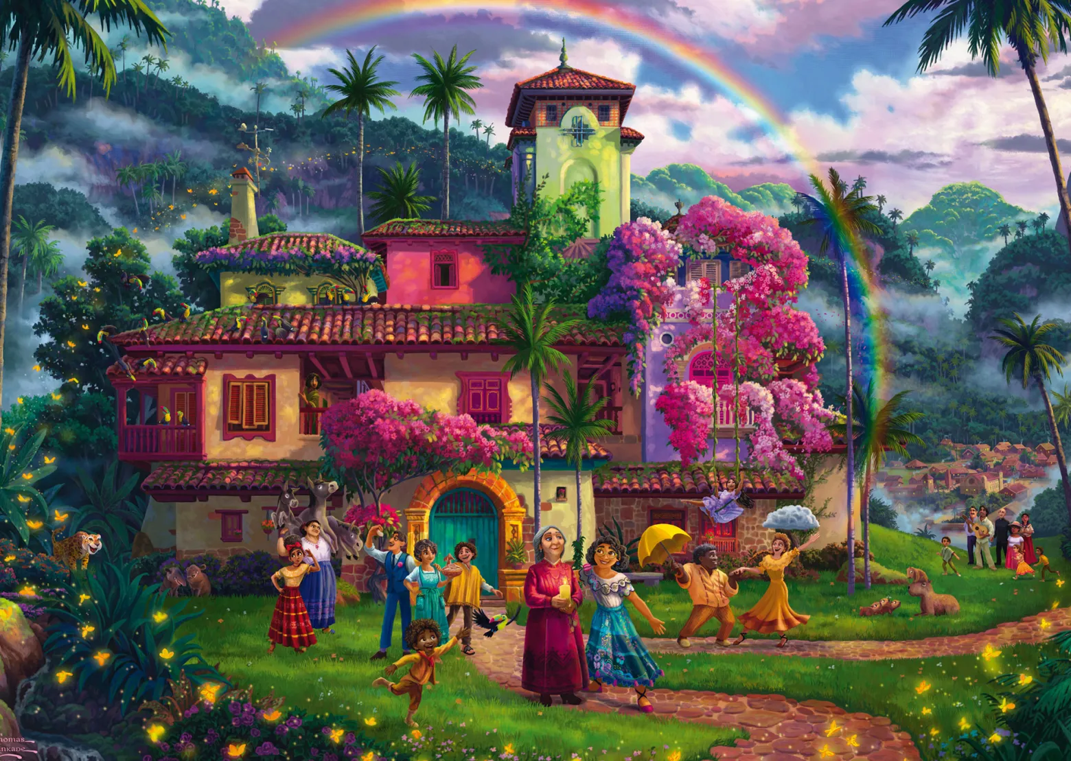 PQ Puzzle 1000 el. THOMAS KINKADE Nasze magiczne Encanto (Disney)