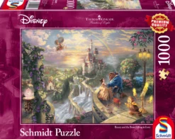 PQ Puzzle 1000 el. THOMAS KINKADE Piękna i Bestia - Miłość (Disney)