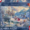 PQ Puzzle 1000 el. THOMAS KINKADE Piękna i Bestia - Zimowe oczarowanie (Disney)