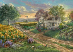 PQ Puzzle 1000 el. THOMAS KINKADE Pole słoneczników