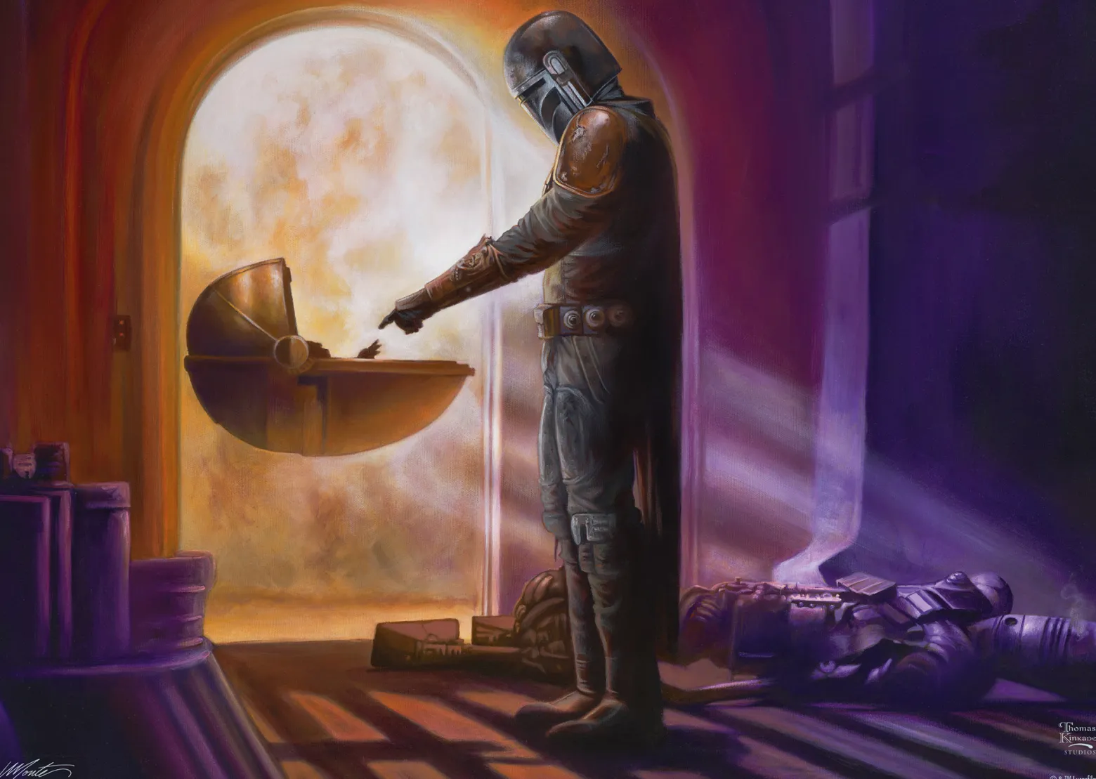 PQ Puzzle 1000 el. THOMAS KINKADE Punkt zwrotny (Star Wars - The Mandalorian)