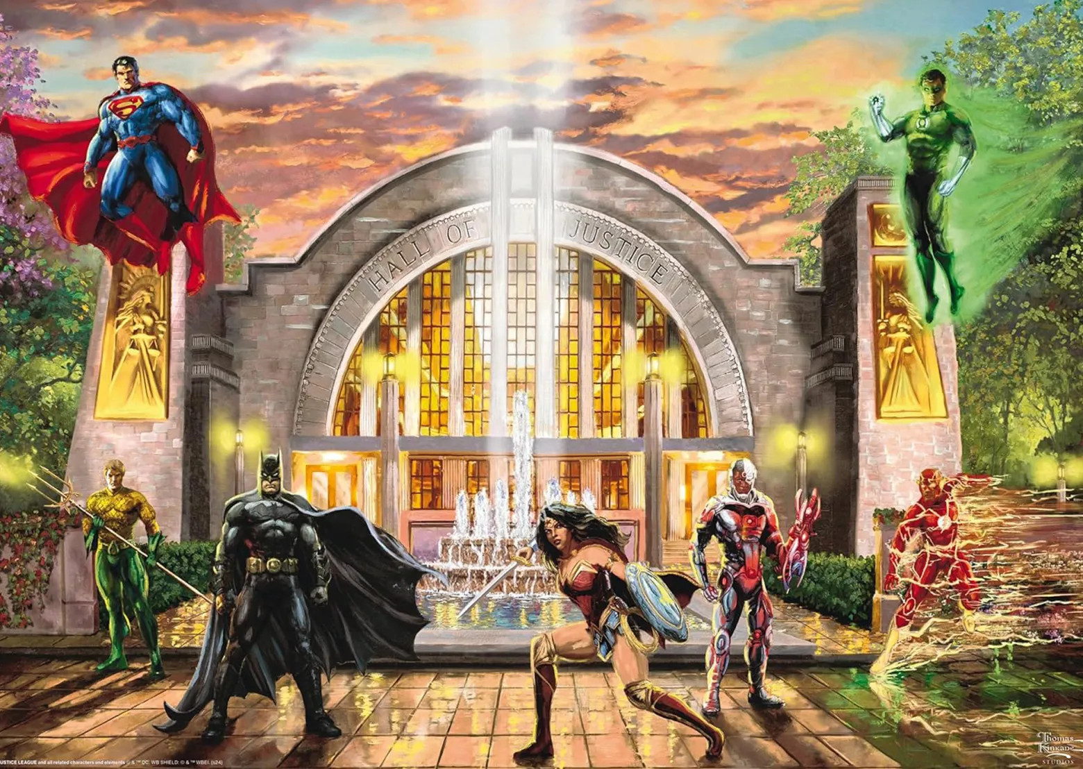PQ Puzzle 1000 el. THOMAS KINKADE Sala Sprawiedliwości (DC)