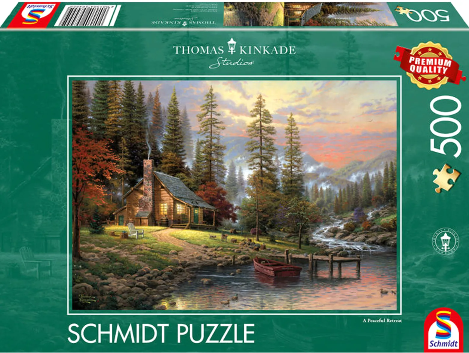 PQ Puzzle 500 el. THOMAS KINKADE Spokojne schronienie