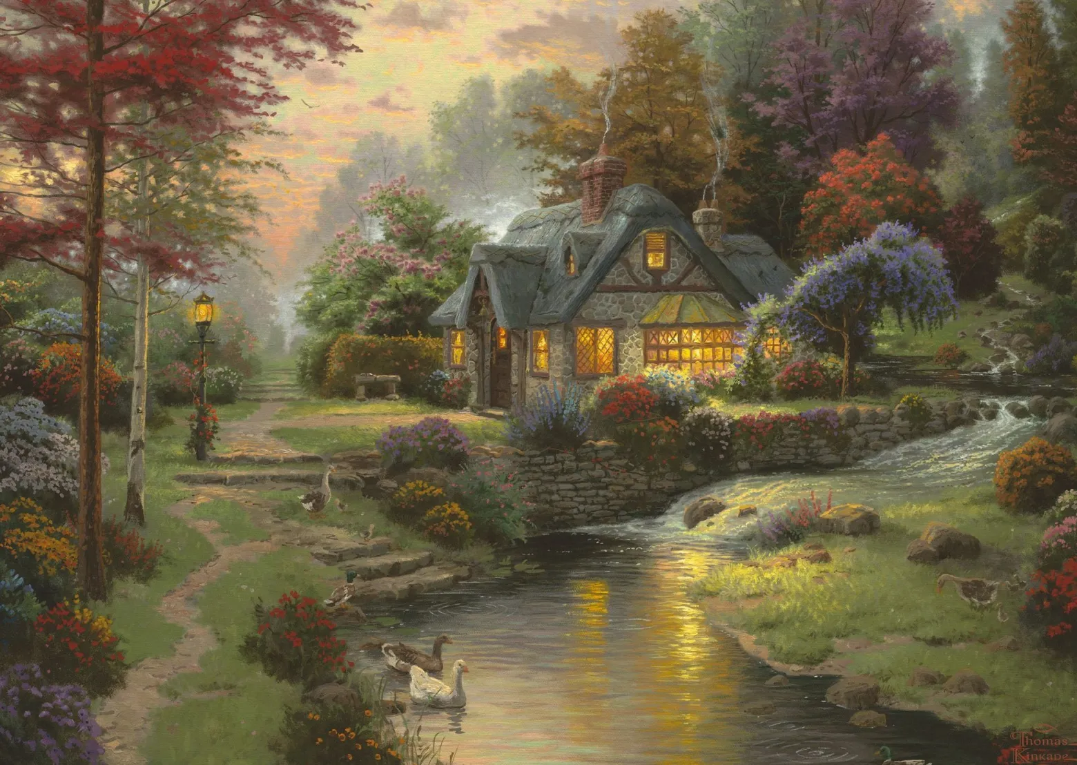 PQ Puzzle 1000 el. THOMAS KINKADE Spokojny nastrój