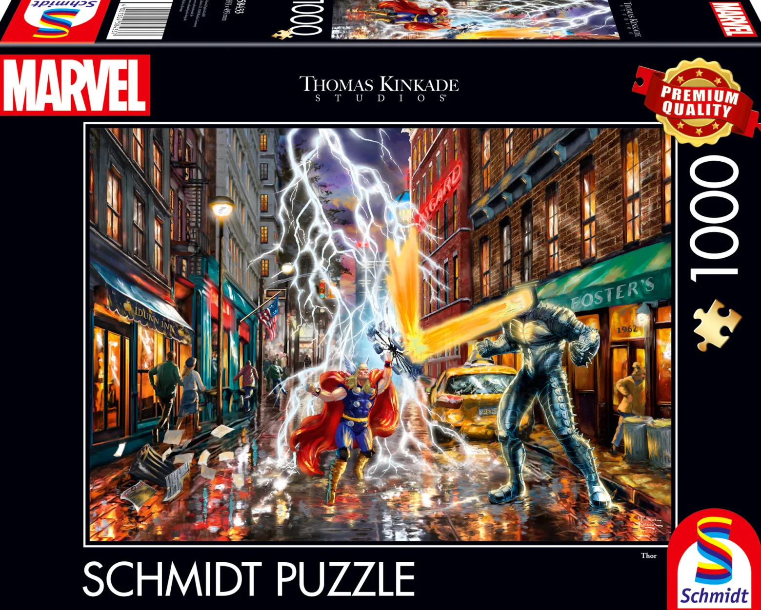 PQ Puzzle 1000 el. THOMAS KINKADE Thor (Marvel)