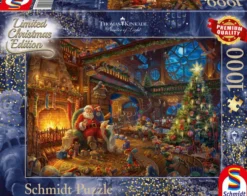 PQ Puzzle 1000 el. THOMAS KINKADE Święty Mikołaj i jego elfy