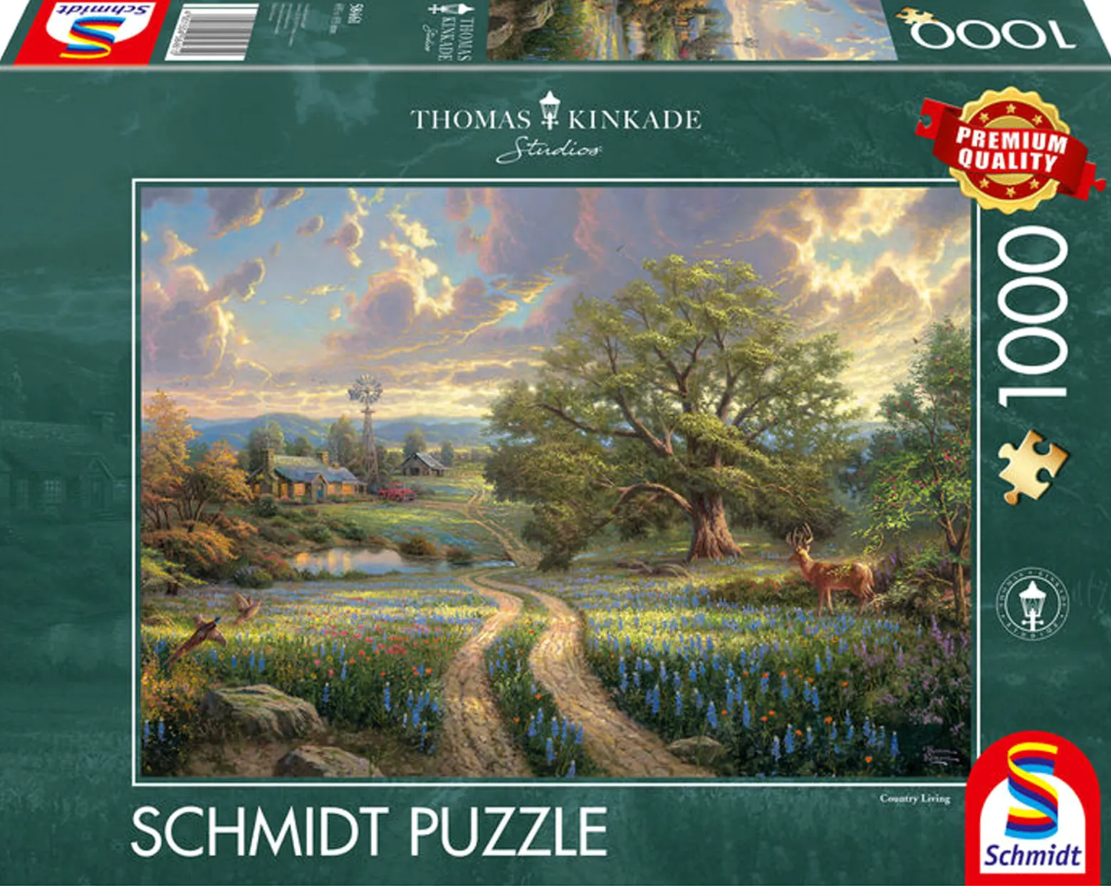 PQ Puzzle 1000 el. THOMAS KINKADE Życie na wsi