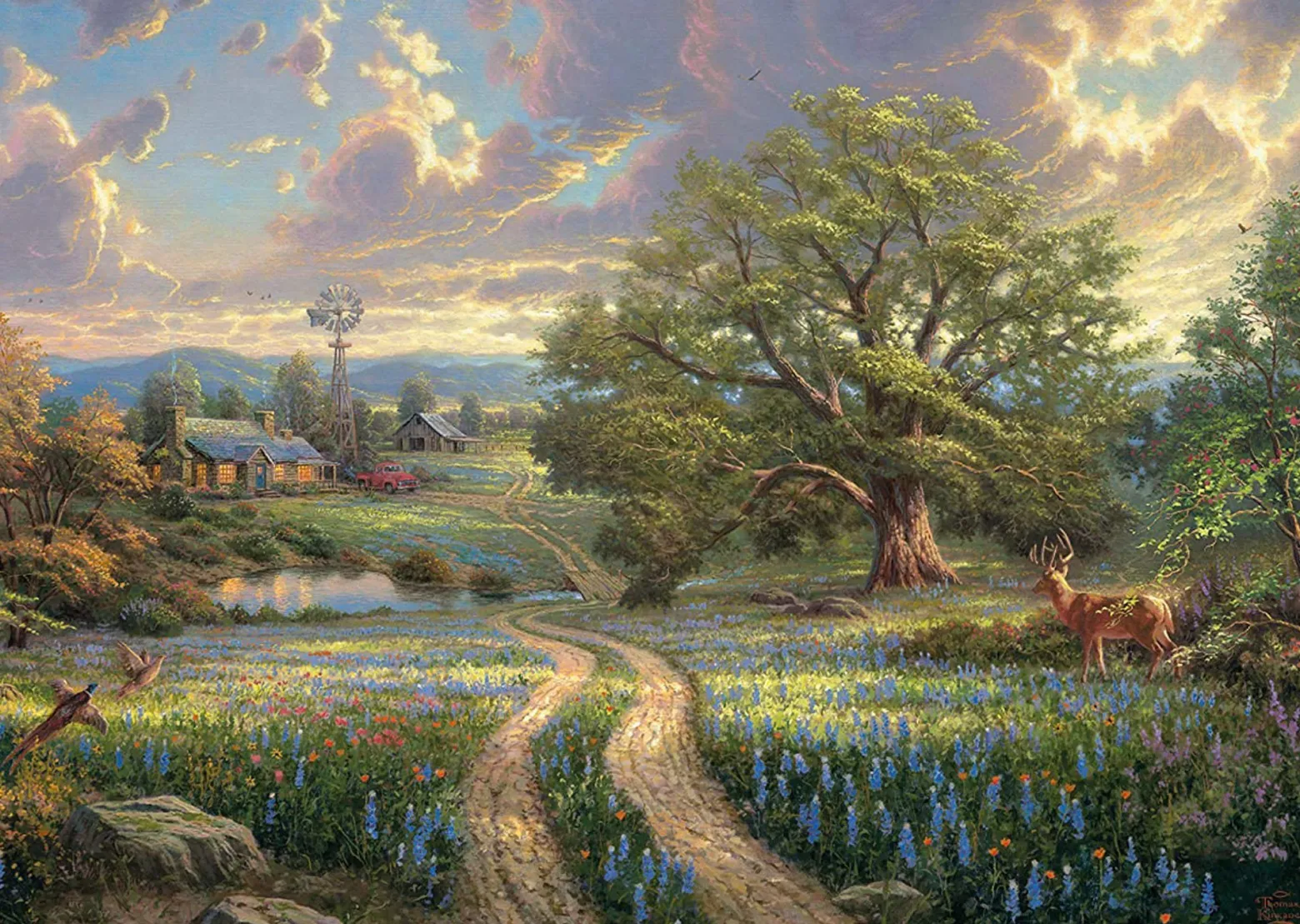 PQ Puzzle 1000 el. THOMAS KINKADE Życie na wsi