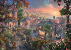 PQ Puzzle 1000 el. THOMAS KINKADE Zakochany kundel (Disney)
