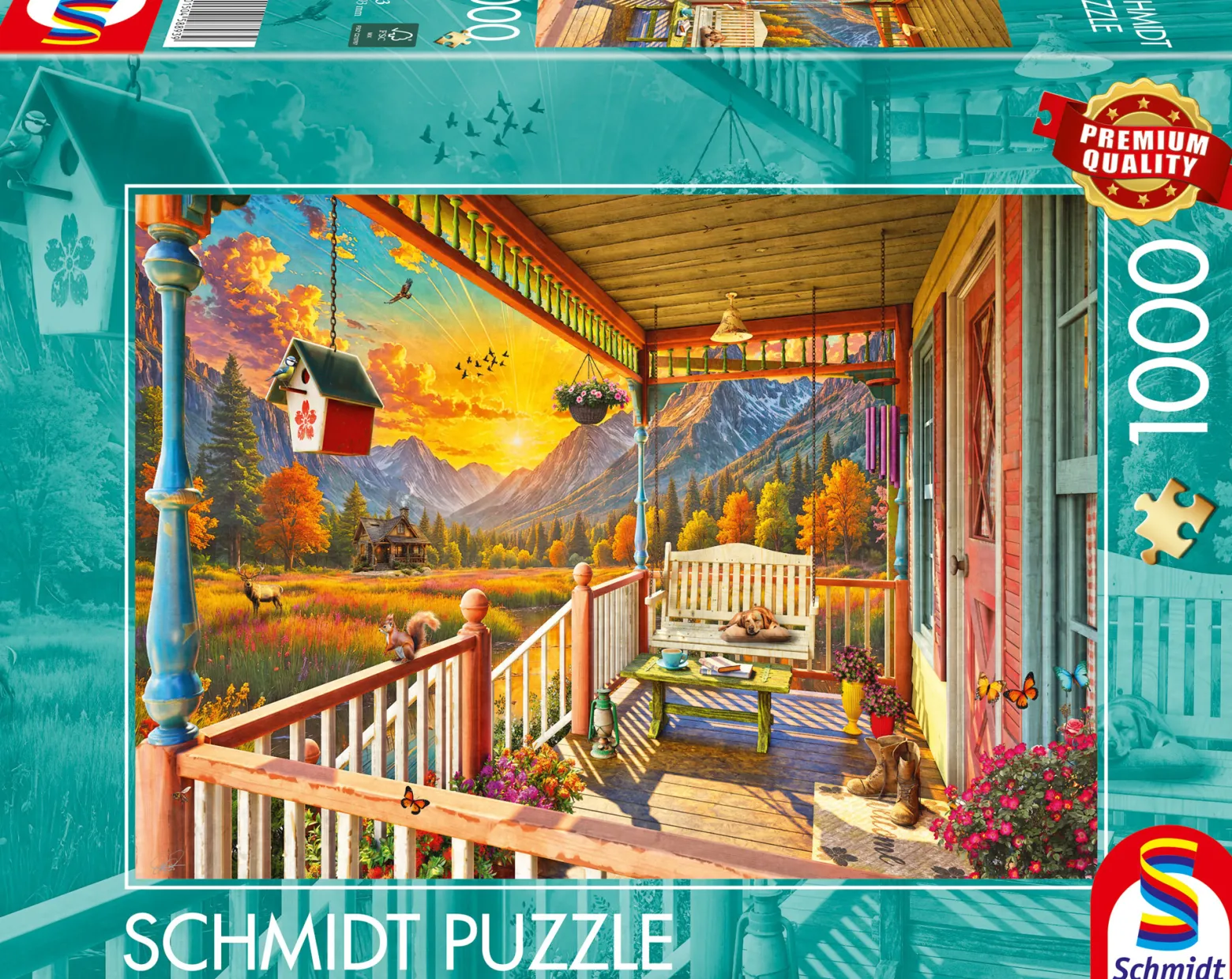 PQ Puzzle 1000 el. Weranda w górach