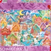 PQ Puzzle 1000 el. Świąteczne domki z piernika