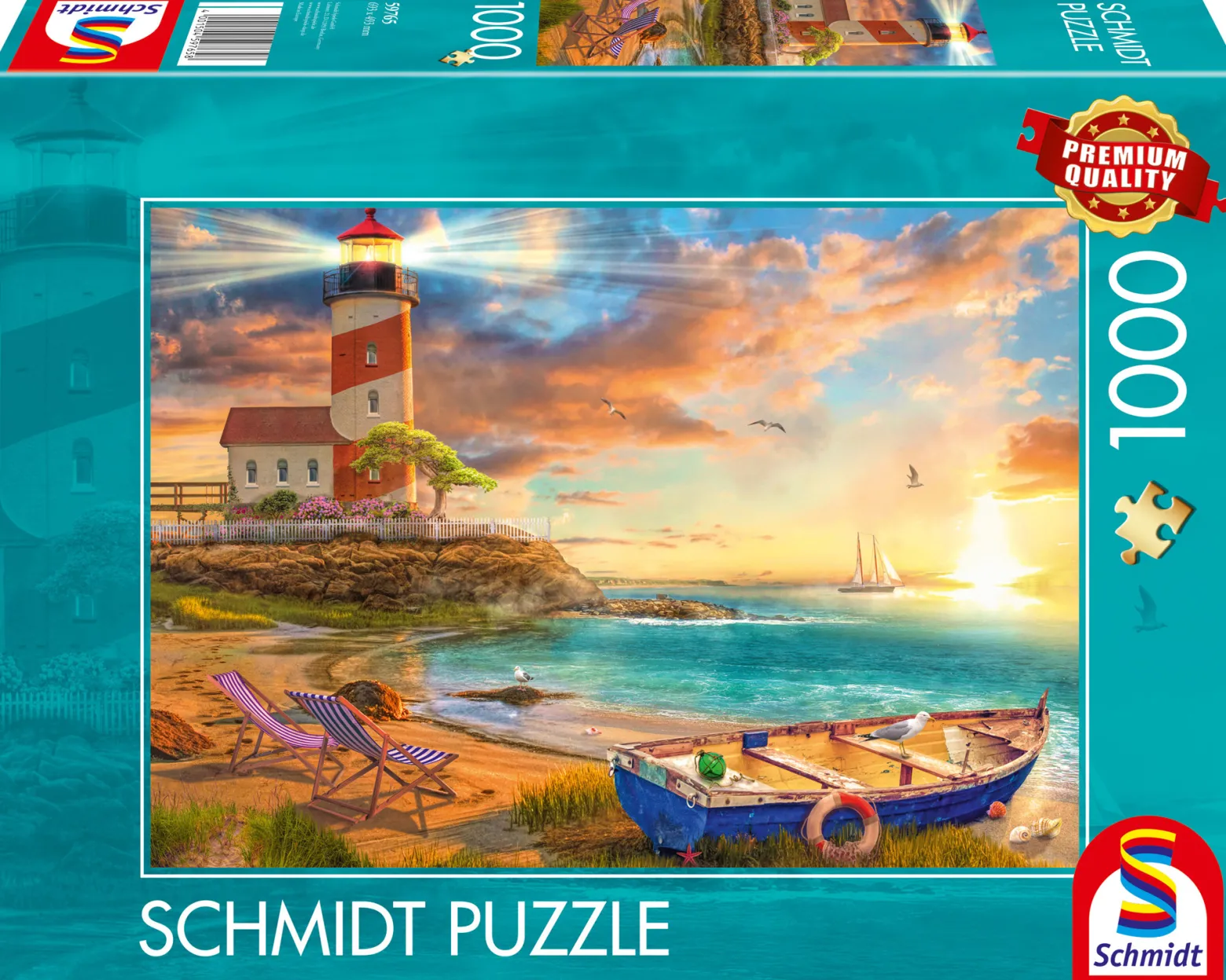 PQ Puzzle 1000 el. Zachód słońca nad zatoką