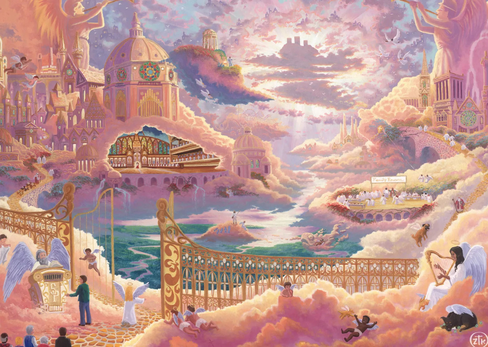 PQ Puzzle 1000 el. ZAC KINKADE Królestwo niebieskie
