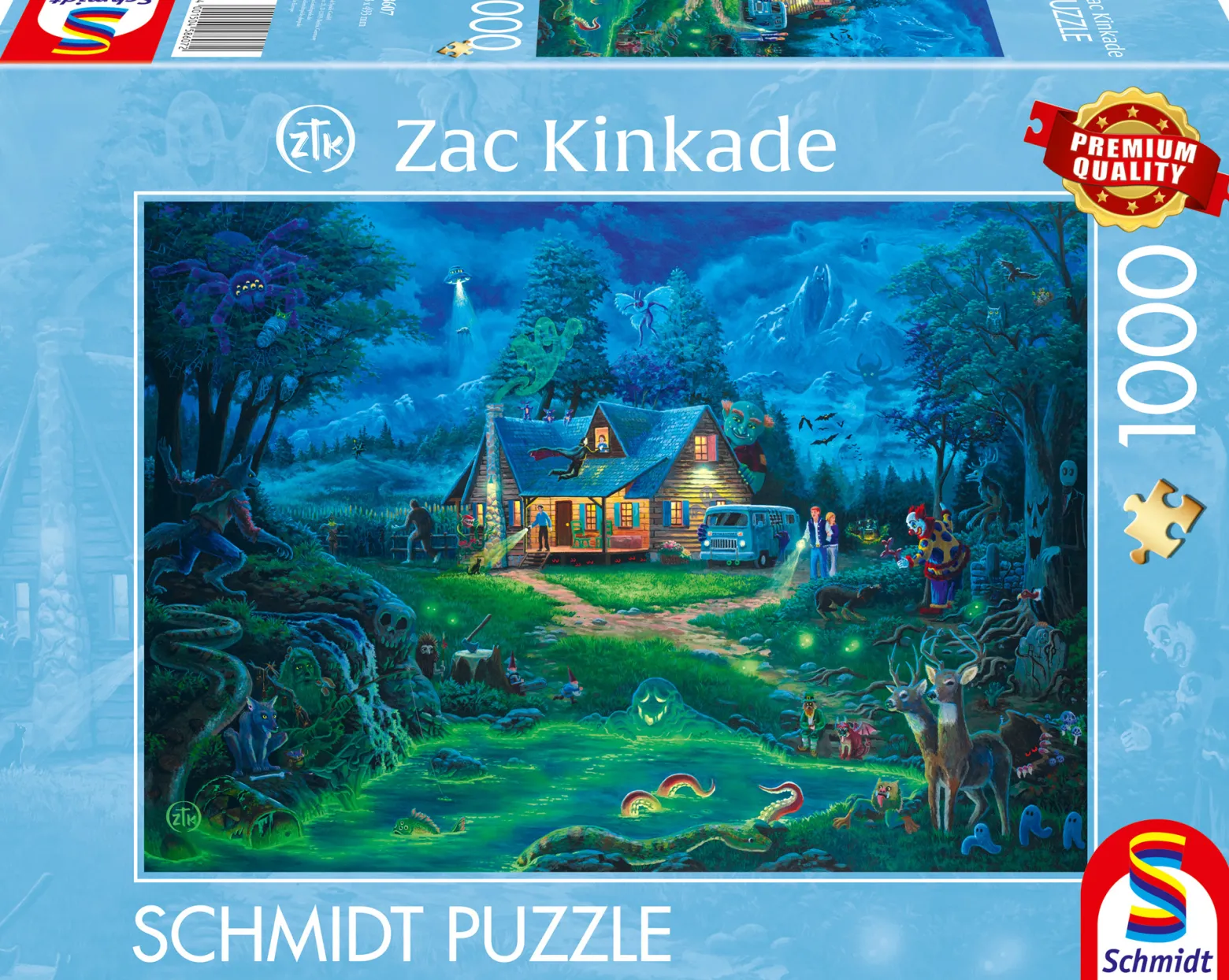 PQ Puzzle 1000 el. ZAC KINKADE Nawiedzony dom