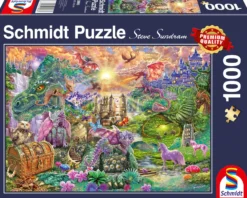 PQ Puzzle 1000 el. Zaczarowana kraina smoków