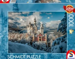 PQ Puzzle 1000 el. Zamek Neuschwanstein zimą / Niemcy
