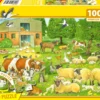 PQ Puzzle 100 el. Zwierzęta na farmie
