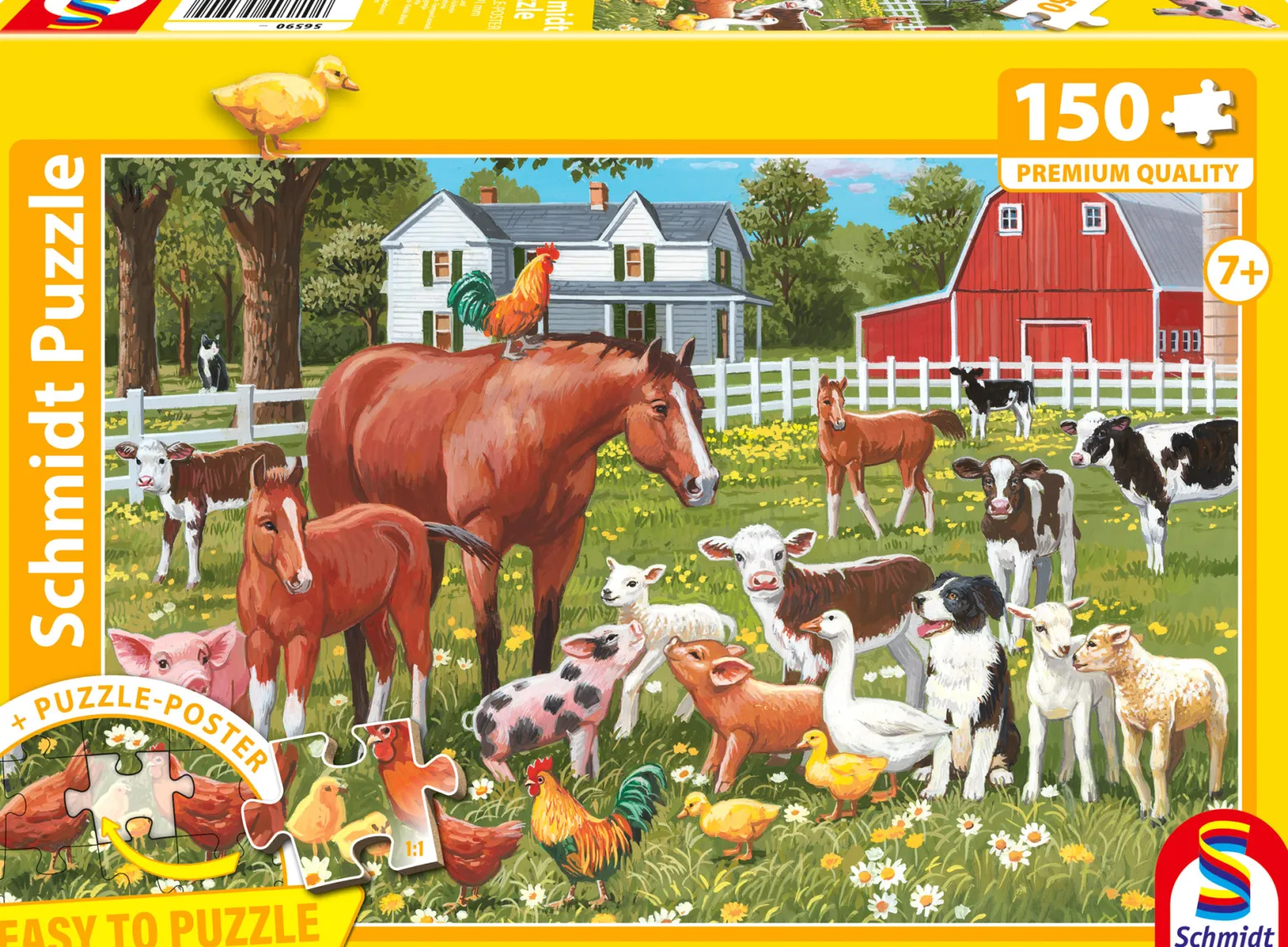 PQ Puzzle 150 el. Zwierzęta na wsi