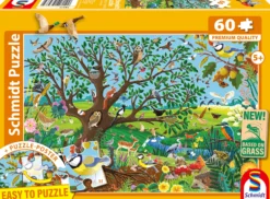 PQ Puzzle 60 el. Zwierzęta w ogrodzie