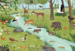 PQ Puzzle 3 x 24 el. Leśne zwierzęta