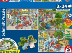 PQ Puzzle 3 x 24 el. Straż pożarna