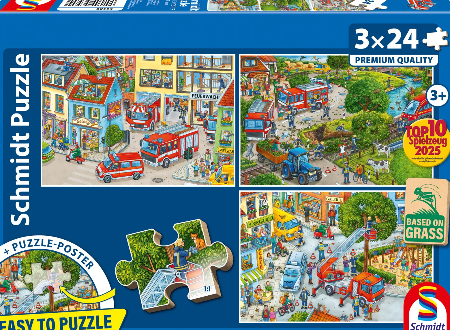 PQ Puzzle 3 x 24 el. Straż pożarna