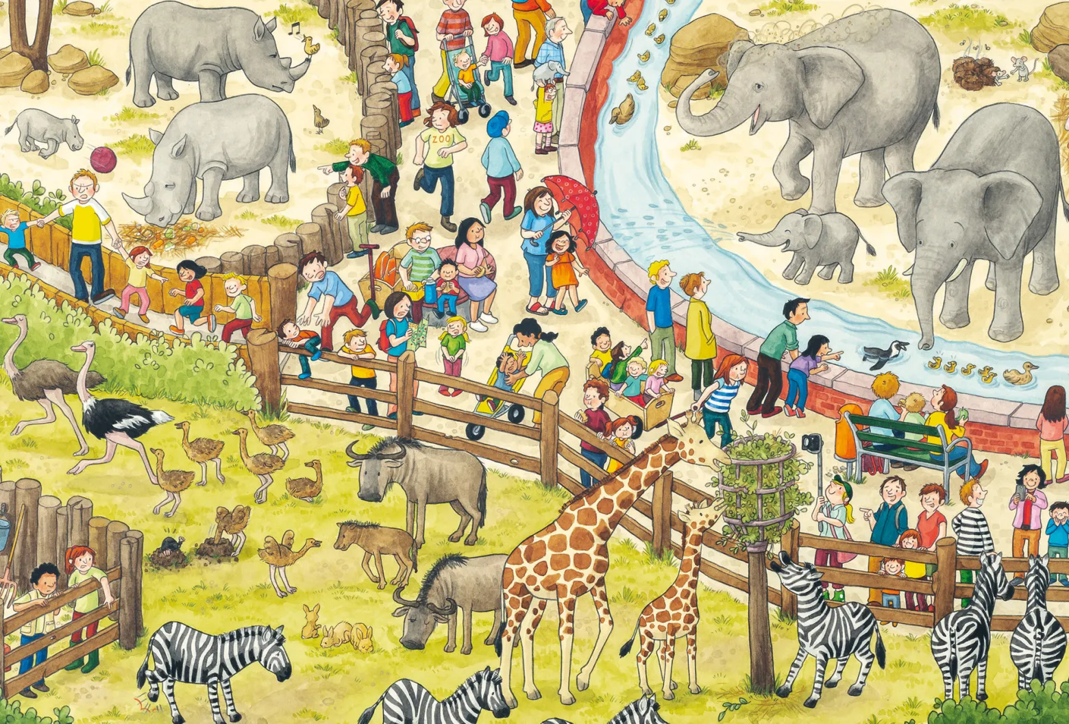 PQ Puzzle 3 x 48 el. Wycieczka do zoo
