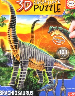 Puzzle 3D Dinozaury - Brachiozaur 101 el.