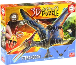 Puzzle 3D Dinozaury - Pteranodon 43 el.
